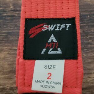 Swift Karate Gi Orange Belt **Size 2**
